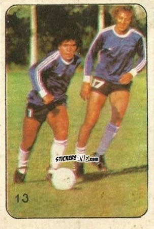 Figurina  Diego Maradona  - Super Futbol 1979 n. 13 - Industria Argentina (Crack)