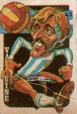 Figurina  Van Tuyne  - Super Futbol 1979 n. 45 - Industria Argentina (Crack)