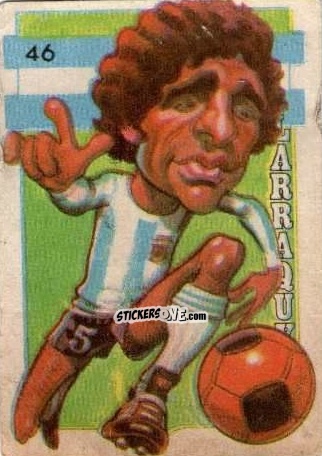 Cromo Larraquy - Super Futbol 1979 n. 46 - Industria Argentina (Crack)