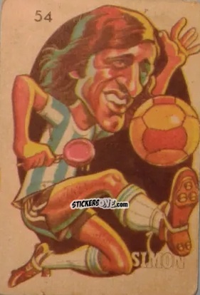 Sticker Juan Simon - Super Futbol 1979 n. 54 - Industria Argentina (Crack)