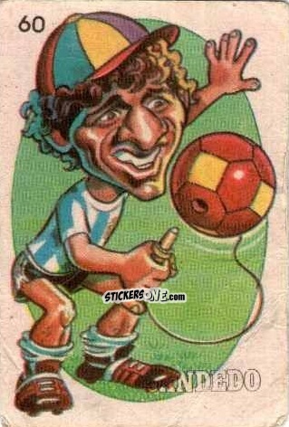 Figurina  Candedo  - Super Futbol 1979 n. 60 - Industria Argentina (Crack)