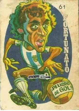 Figurina  Fortunato  - Super Futbol 1979 n. 61 - Industria Argentina (Crack)