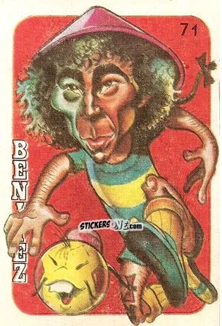 Figurina  Benitez  - Super Futbol 1979 n. 71 - Industria Argentina (Crack)