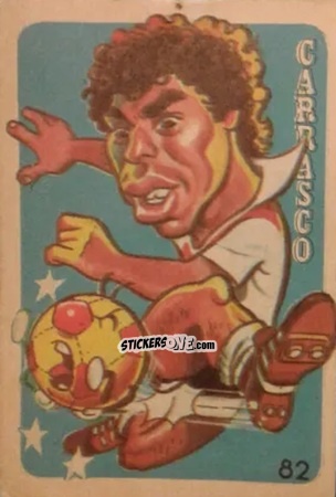 Cromo  Carrasco  - Super Futbol 1979 n. 82 - Industria Argentina (Crack)