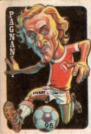 Cromo  Pagnanini  - Super Futbol 1979 n. 98 - Industria Argentina (Crack)