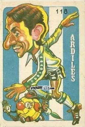 Cromo  Ardiles  - Super Futbol 1979 n. 118 - Industria Argentina (Crack)