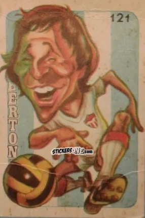 Cromo  Bertoni  - Super Futbol 1979 n. 121 - Industria Argentina (Crack)