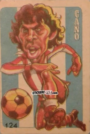 Cromo  Cano  - Super Futbol 1979 n. 124 - Industria Argentina (Crack)