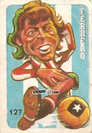 Sticker  Ferrero  - Super Futbol 1979 n. 127 - Industria Argentina (Crack)