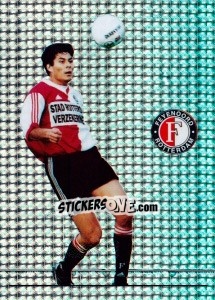 Sticker Julio Ricardo Cruz in action - Feyenoord 1999-2000 - Panini