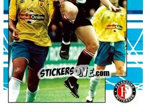 Sticker Peter van Vossen in game - Feyenoord 1999-2000 n. 75 - Panini