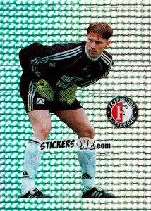 Cromo Edwin Zoetebier in action - Feyenoord 1999-2000 - Panini