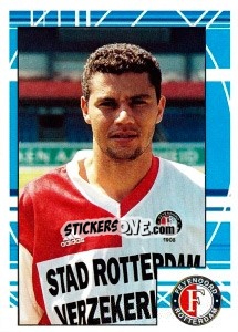 Sticker Christian Gyan (Portrait) - Feyenoord 1999-2000 n. 90 - Panini