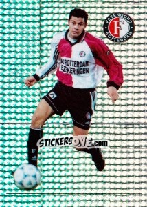 Sticker Christian Gyan in action - Feyenoord 1999-2000 n. 91 - Panini