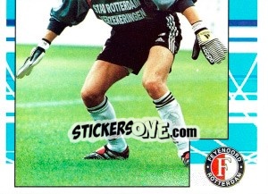 Sticker Jerzy Dudek in game - Feyenoord 1999-2000 n. 13 - Panini