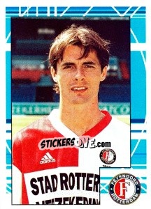 Sticker Kees van Wonderen (Portrait) - Feyenoord 1999-2000 - Panini