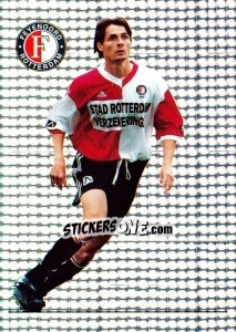 Cromo Kees van Wonderen in action - Feyenoord 1999-2000 - Panini