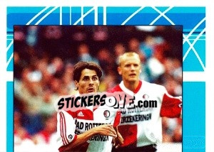 Cromo Kees van Wonderen in game - Feyenoord 1999-2000 - Panini