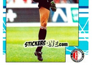 Sticker Bert Konterman in game - Feyenoord 1999-2000 - Panini