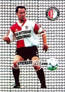 Cromo Jean-Paul van Gastel in action - Feyenoord 1999-2000 - Panini