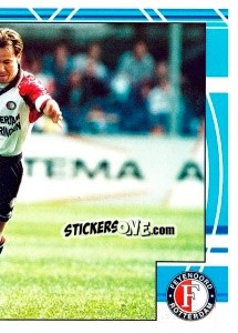Cromo Jean-Paul van Gastel in game - Feyenoord 1999-2000 - Panini