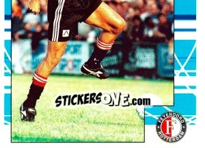Sticker Jan de Visser in game - Feyenoord 1999-2000 - Panini