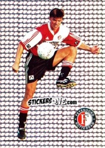 Sticker Jan de Visser in action - Feyenoord 1999-2000 - Panini