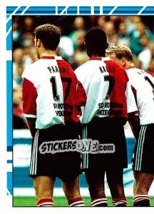 Sticker Jon Dahl Tomasson in game - Feyenoord 1999-2000 n. 56 - Panini
