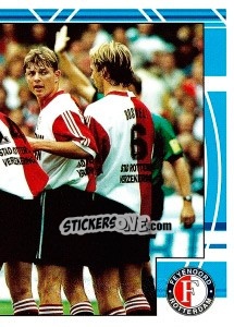 Sticker Jon Dahl Tomasson in game - Feyenoord 1999-2000 - Panini