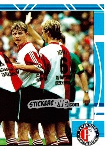 Cromo Jon Dahl Tomasson in game - Feyenoord 1999-2000 - Panini