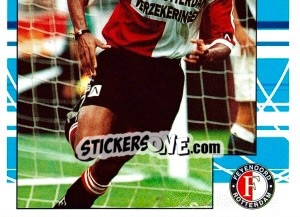 Sticker Bonaventure Kalou in game - Feyenoord 1999-2000 - Panini