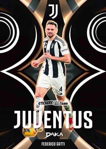 Figurina Federico Gatti - Juventus 2024-2025 Top Audience n. SH-14 - DAKA