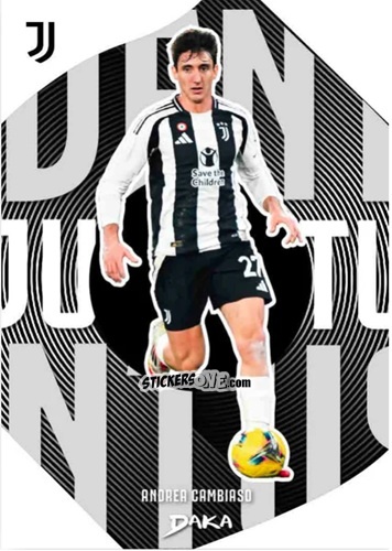 Figurina Andrea Cambiaso - Juventus 2024-2025 Top Audience n. BF-2 - DAKA