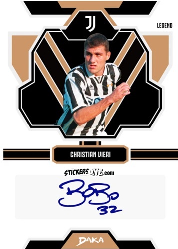 Sticker Christian Vieri - Juventus 2024-2025 Top Audience n. AU-L-6 - DAKA