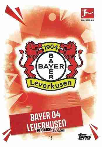 Figurina Logo - German Fussball Bundesliga 2025-2026. Match Attax n. 12 - Topps