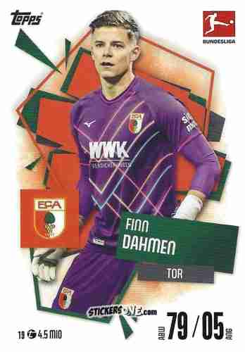 Cromo Finn Dahmen - German Fussball Bundesliga 2025-2026. Match Attax n. 19 - Topps