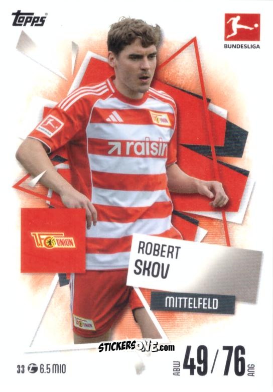 Cromo Robert Skov - German Fussball Bundesliga 2025-2026. Match Attax n. 33 - Topps