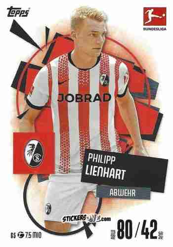 Cromo Philipp Lienhart - German Fussball Bundesliga 2025-2026. Match Attax n. 65 - Topps