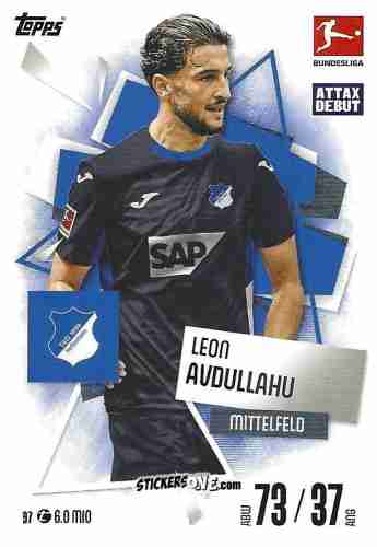 Sticker Leon Avdullahu - German Fussball Bundesliga 2025-2026. Match Attax n. 97 - Topps