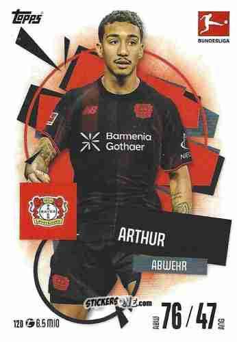 Sticker Arthur - German Fussball Bundesliga 2025-2026. Match Attax n. 120 - Topps