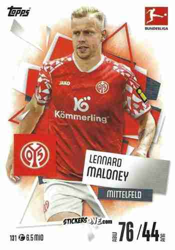 Cromo Lennard Maloney - German Fussball Bundesliga 2025-2026. Match Attax n. 131 - Topps