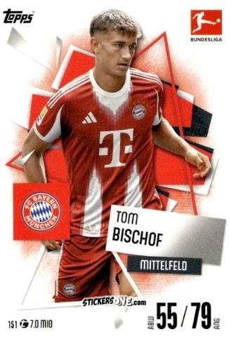 Cromo Tom Bischof - German Fussball Bundesliga 2025-2026. Match Attax n. 151 - Topps