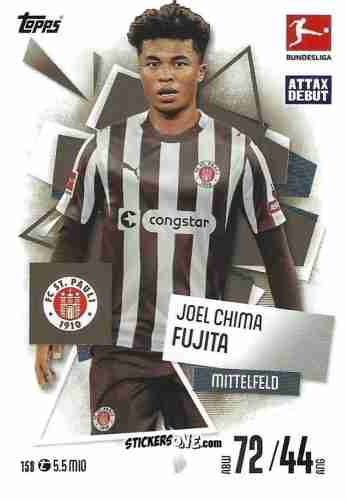 Cromo Joel Chima Fujita - German Fussball Bundesliga 2025-2026. Match Attax n. 158 - Topps