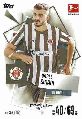 Figurina Danel Sinani - German Fussball Bundesliga 2025-2026. Match Attax n. 161 - Topps