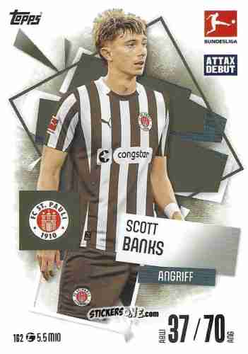 Cromo Scott Banks - German Fussball Bundesliga 2025-2026. Match Attax n. 162 - Topps