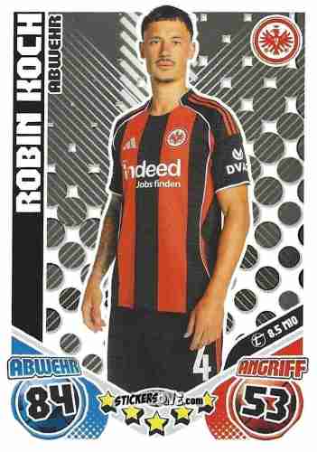 Sticker Robin Koch - German Fussball Bundesliga 2025-2026. Match Attax n. 221 - Topps