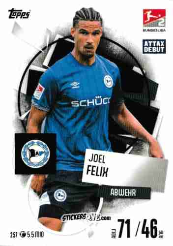 Cromo Joel Felix - German Fussball Bundesliga 2025-2026. Match Attax n. 257 - Topps