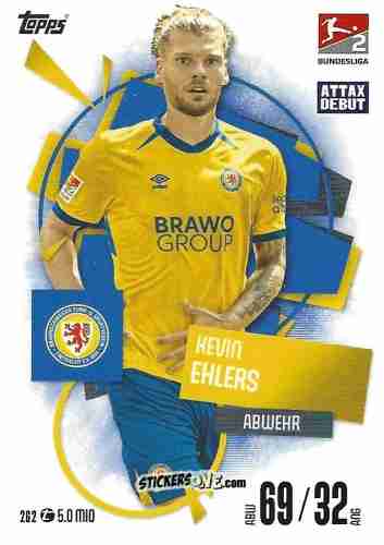 Cromo Kevin Ehlers - German Fussball Bundesliga 2025-2026. Match Attax n. 262 - Topps
