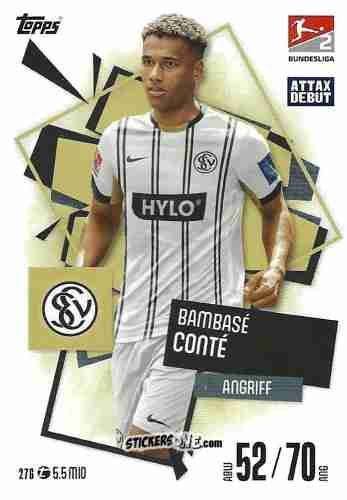 Figurina Bambasé Conté - German Fussball Bundesliga 2025-2026. Match Attax n. 276 - Topps