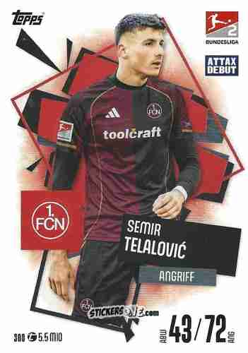 Sticker Semir Telalovic - German Fussball Bundesliga 2025-2026. Match Attax n. 300 - Topps